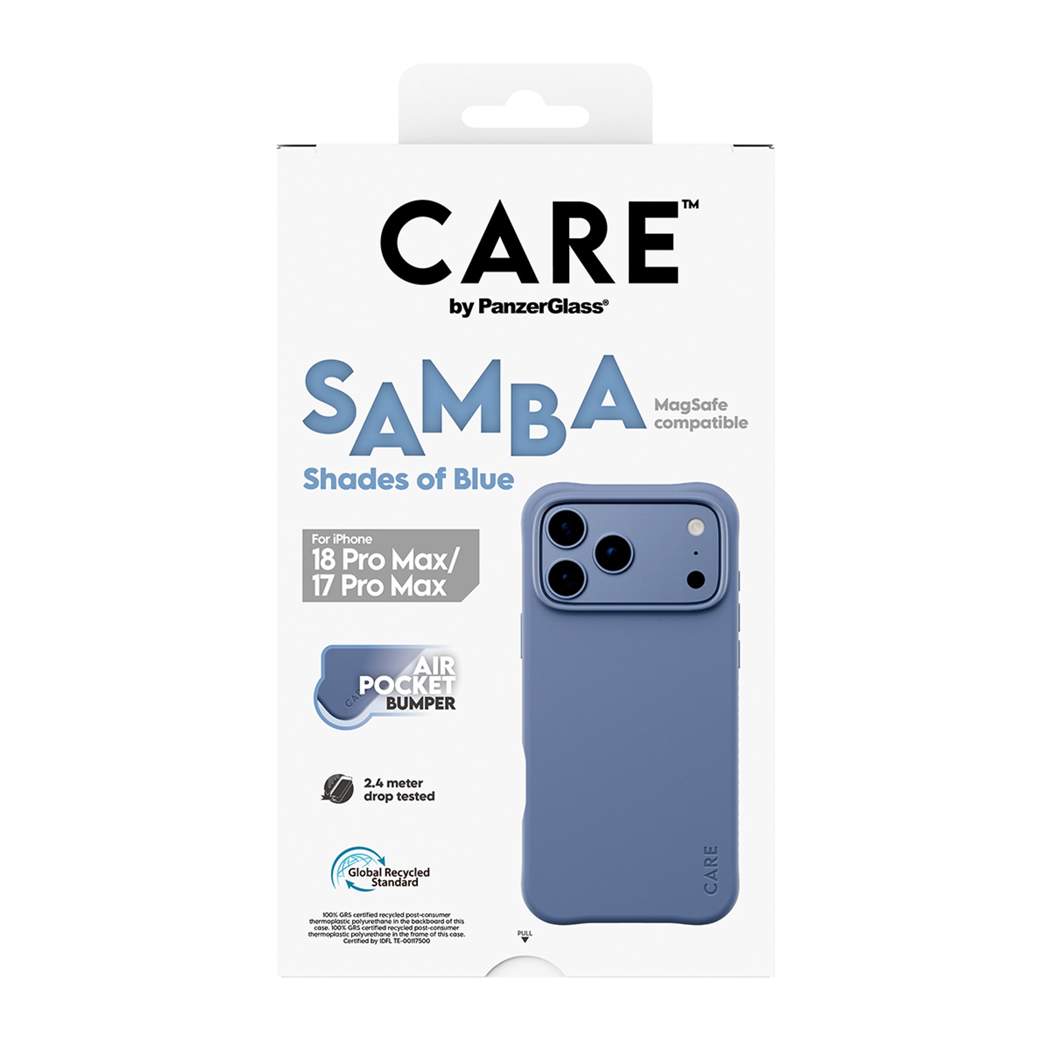 CARE™ by PanzerGlass® Samba Case Shades of Blue w. MagSafe iPhone 18 Pro Max | 17 Pro Max